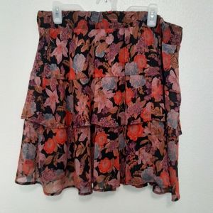 Torrid tiered mini skirt